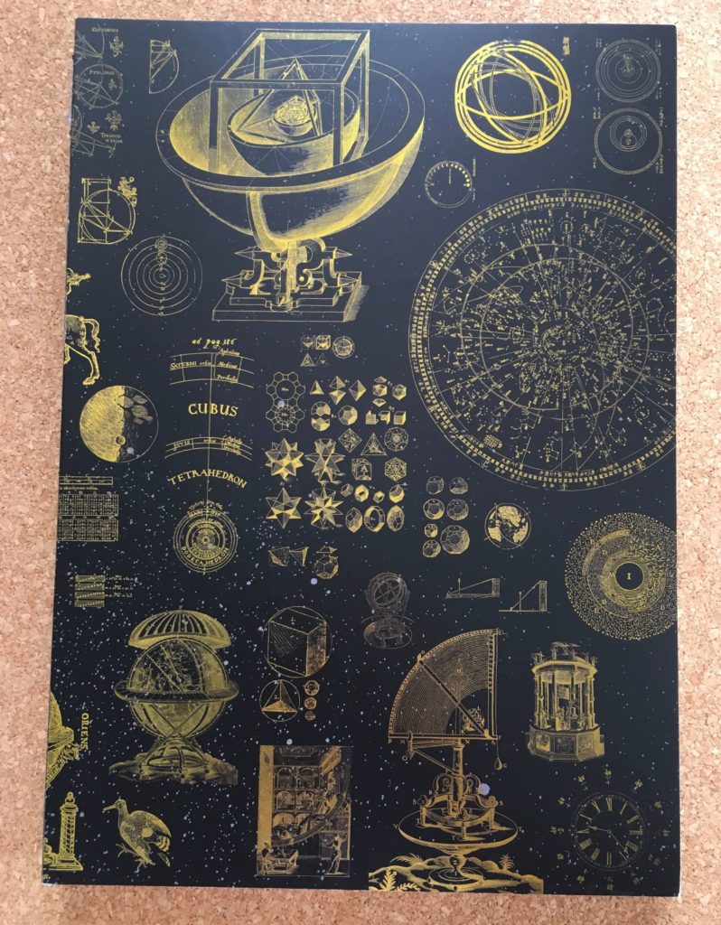 天文学と印刷展の図録